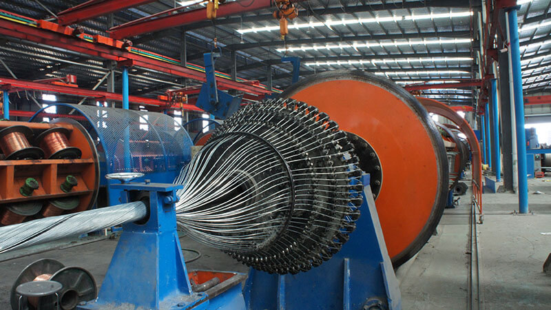 Cable Armouring Machine in China Factory