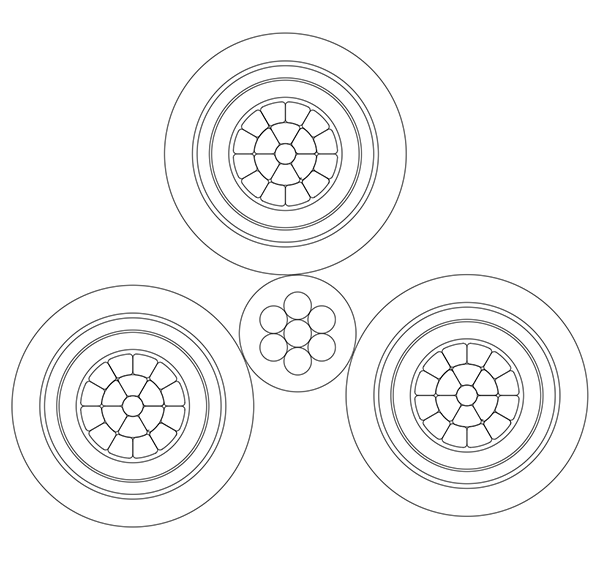 24kv triplex cable aerial cable