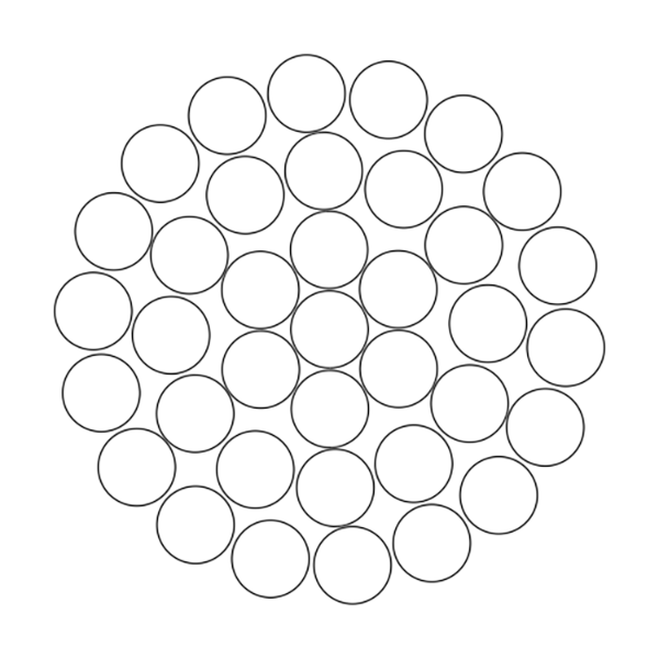 Aluminum Conductor Aluminum-Clad Steel Supported (ACSS-AW)structure