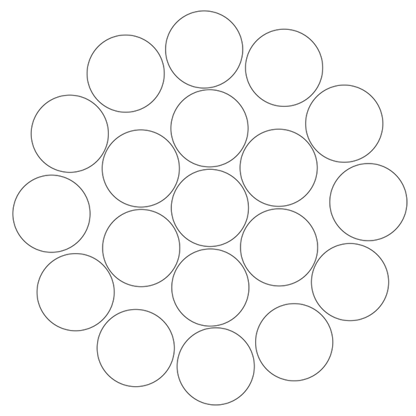 Bare Copper Stranded Conductor (BCC) Structure