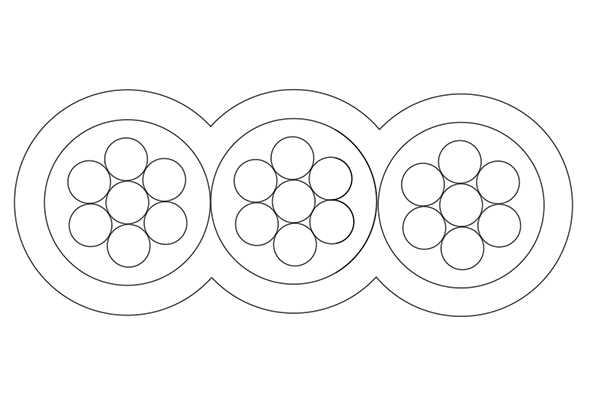 SAA Flat TPS Cable structure